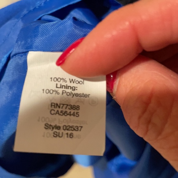 J. Crew Suiting Dress in Royal Blue, Size 14 - Picture 4 of 12